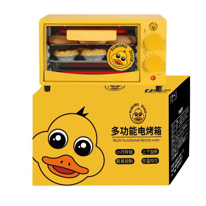 LA017可发样小黄鸭烤箱家用定时烤箱12升电烤箱electricoven小家电爆款礼品批