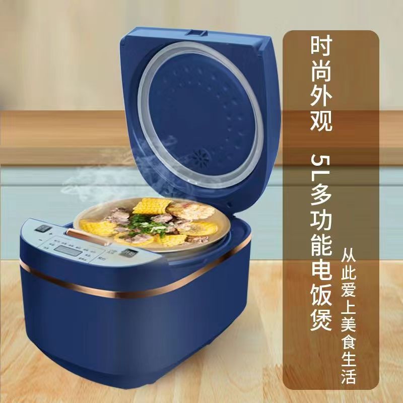 LA017可发样先科电饭煲 5L智能预约定时加热电饭煲 家用礼品会销多功能电饭