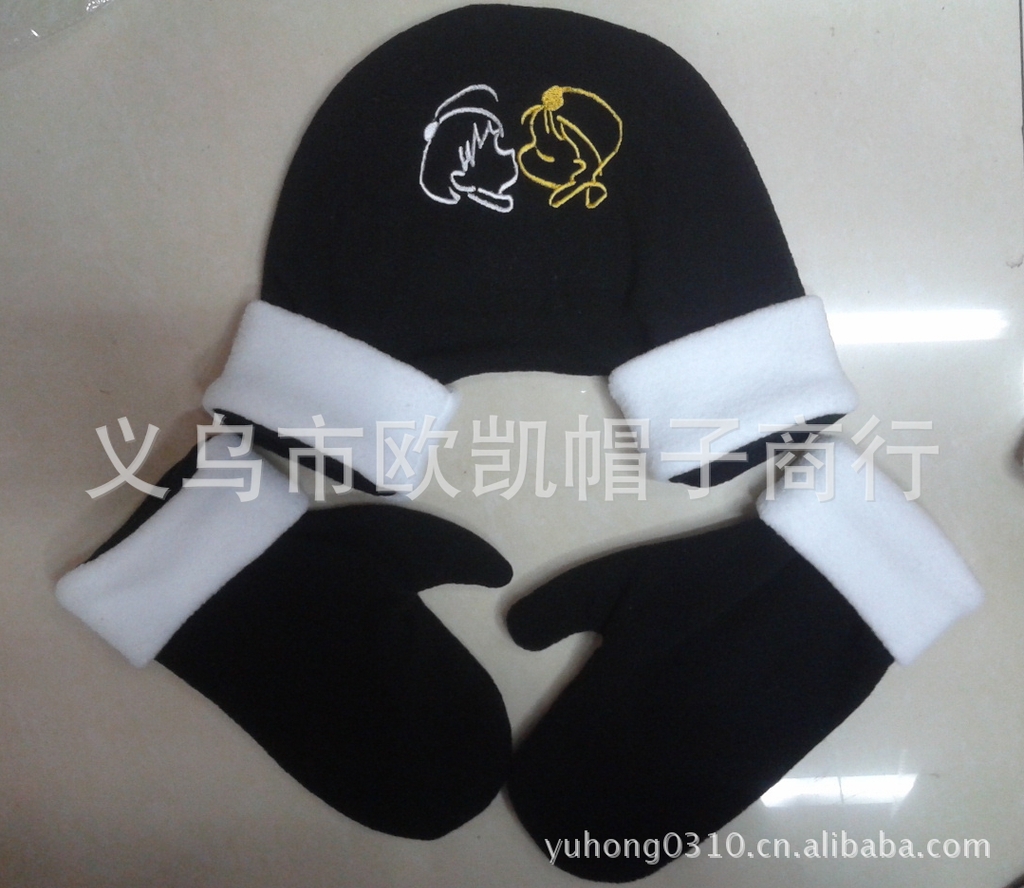 LA103可发样暖心礼品 圣诞节礼物 多色保暖摇粒绒情侣手套 可绣印客户LOGO