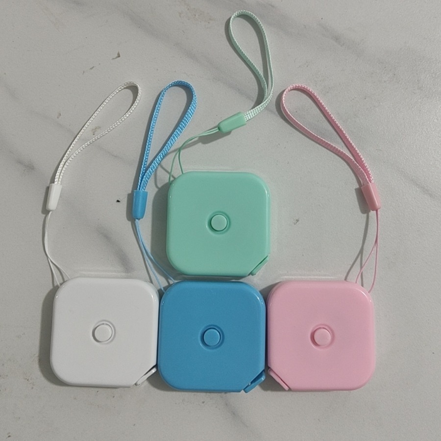LA714可发样/高颜值皮尺卷尺家用软尺随身量三围迷你皮卷尺测量衣服腰围小尺子