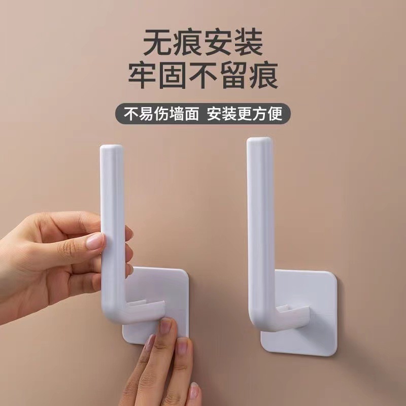 LA714可发样/L型免打孔挂钩 强力粘胶挂衣架壁挂墙上厨房家用多功能无痕挂钩