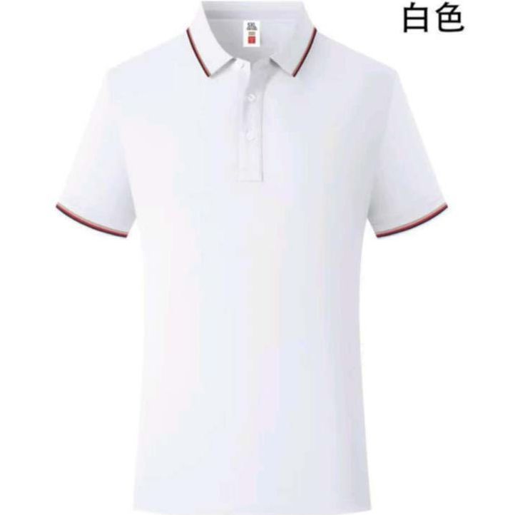 LA715可发样/新款纯色翻领广告文化衫T恤免费设计印 LOGO印字团服班服订购批发