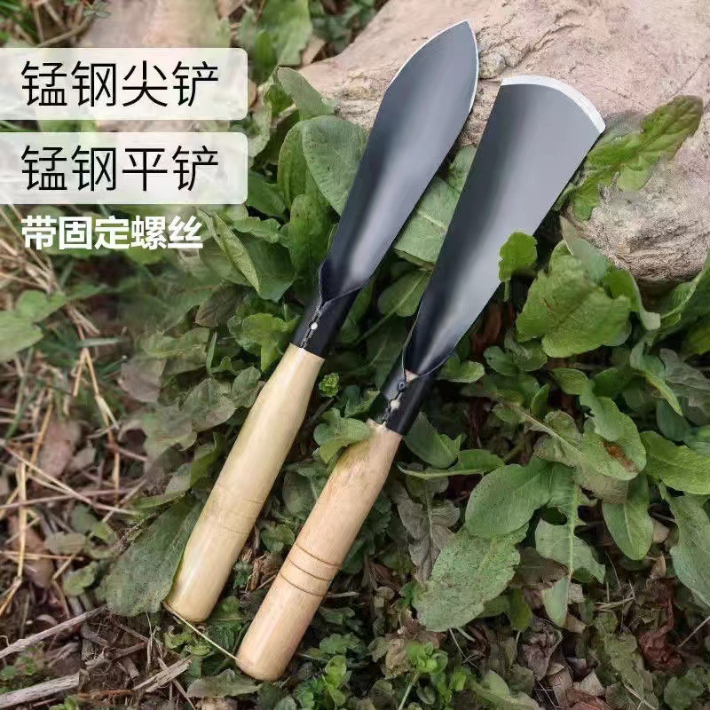LA714可发样/挖野菜铲子园艺工具套装家用种花移苗起苗器养花赶海农用铁铲铁锹