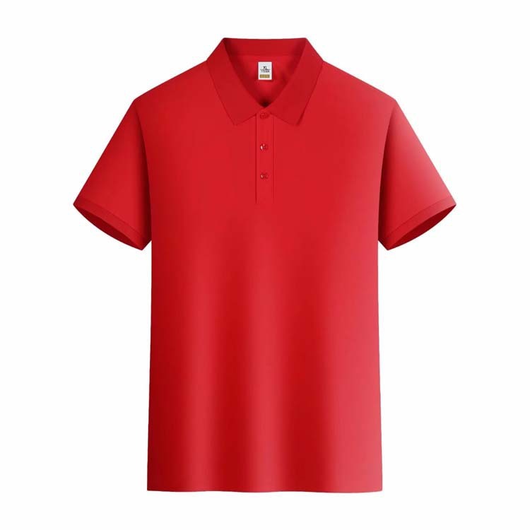 LA715可发样/夏季纯色翻领新款高端T恤短袖高端大气印 logo印字团体服班服批发
