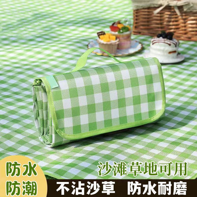 LA714可发样/户外野餐垫防水防潮加厚垫帐篷地垫便携收纳野炊露营布草坪垫厂家