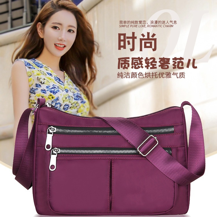 LA715可发样/批发印制logo潮流妈妈包中年女软皮时尚百搭斜挎包洋气女士单肩包