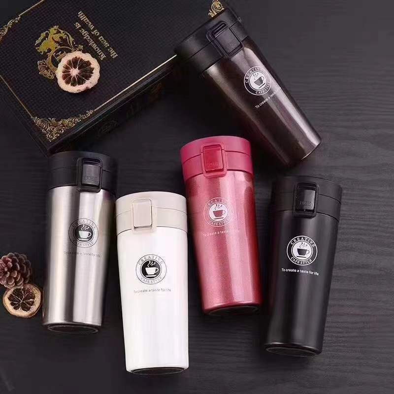 LA337可发样/创意不锈钢保温杯学生户外运动水杯礼品便携咖啡杯弹跳杯子批发