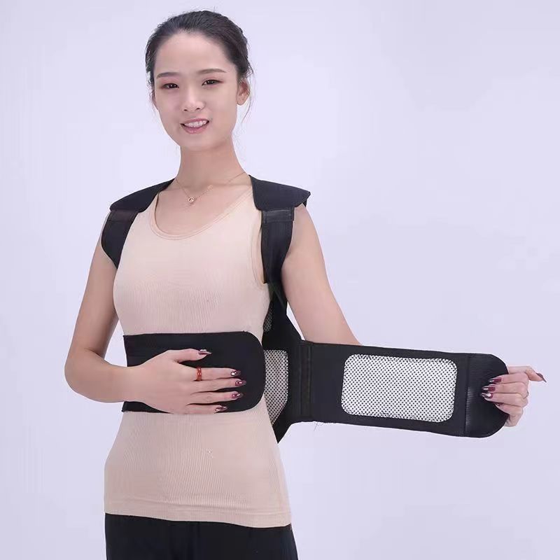 LA765可发样/护颈发热磁疗坎肩背心磁石护腰护肩衫肩颈背部保暖马甲男女通用