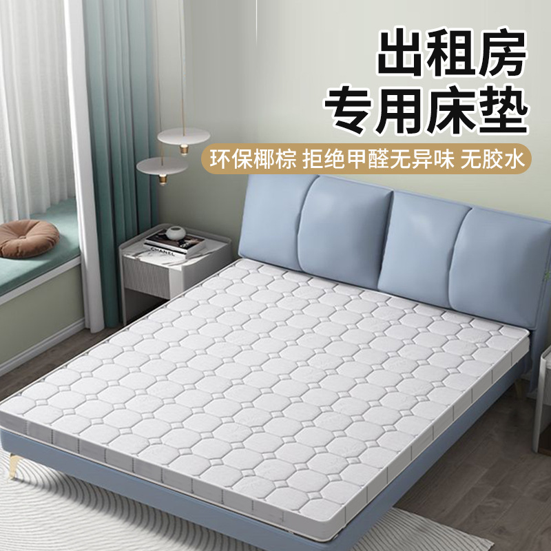 LA317可发样/出租房床垫椰棕垫子偏硬棕榈薄床垫1.5米家用出租屋折叠硬垫棕垫