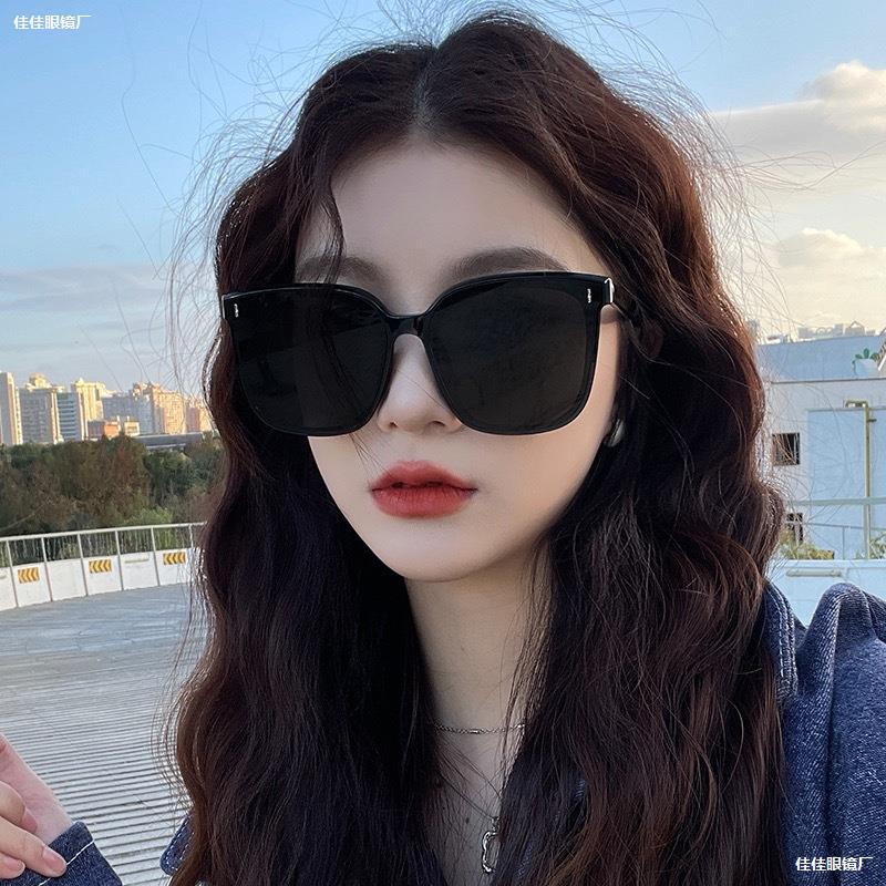 LA181可发样/男女网韩音款时尚手墨镜抖版女方爆显新款红方框瘦2024太阳墨镜太