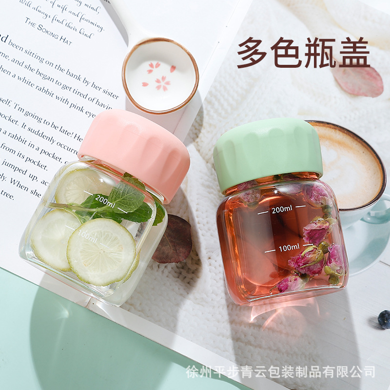 LA187可发样/胖胖杯批发节日网红爆款礼品玻璃杯随手携带豆浆小胖杯迷你水杯