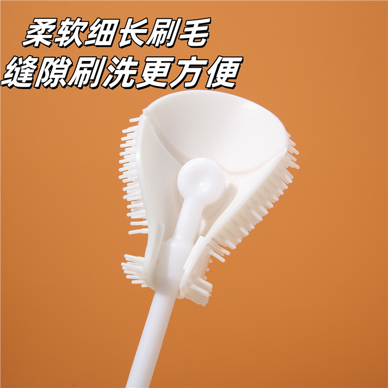LA771可发样/可折叠刷子杯刷清洁长柄专业软毛水杯破壁机专用清洁缝隙刷奶瓶刷