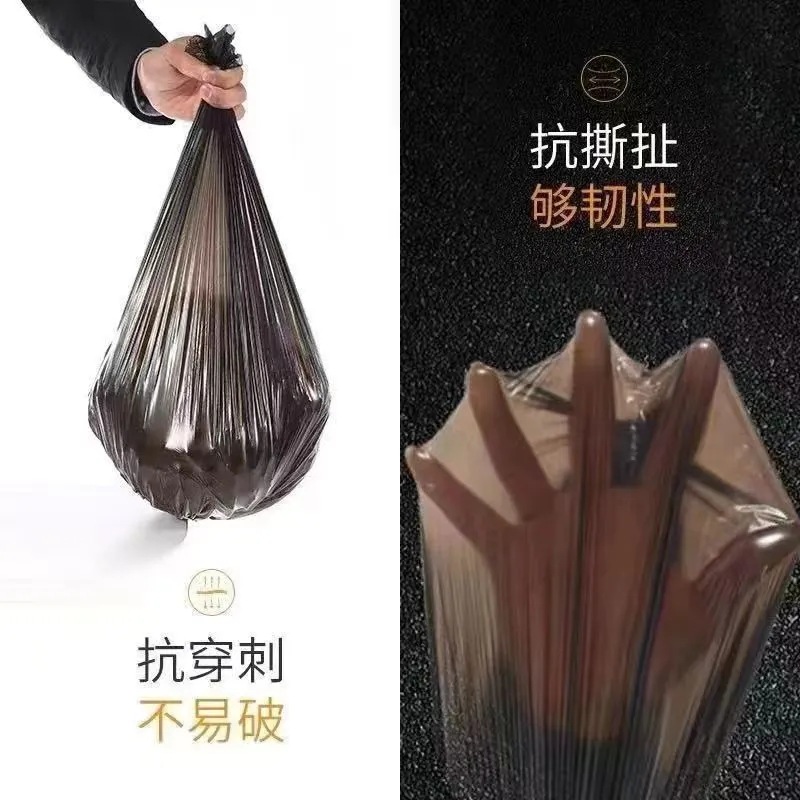 LA771可发样/加厚垃圾袋家用结实厨房酒店一次性袋子寝室平口式塑料袋特厚批发
