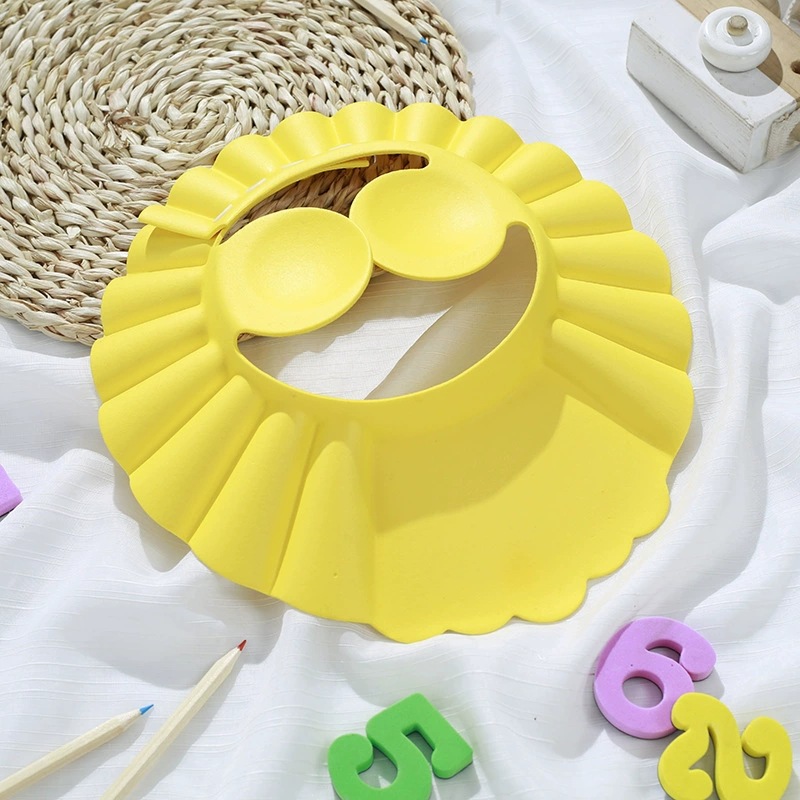 LA771可发样/宝宝洗头帽儿童批发浴帽婴幼儿洗澡帽防水护耳洗发帽可调节